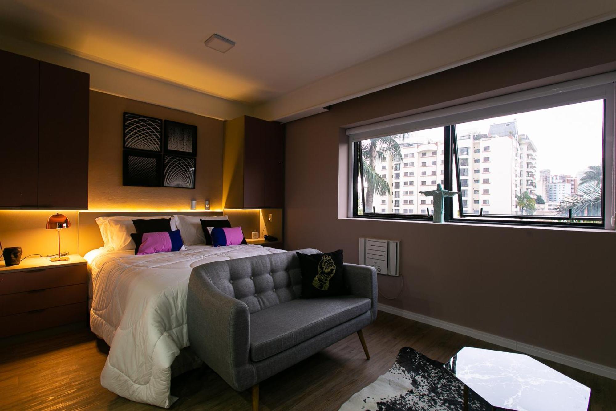 Ferienwohnung Ben - Flats Completos Com Limpeza Diaria E Estacionamento Incluso São Paulo Zimmer foto